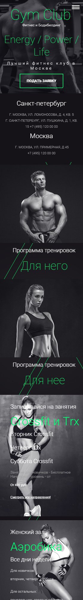 Мобильная версия дизайна № 61675