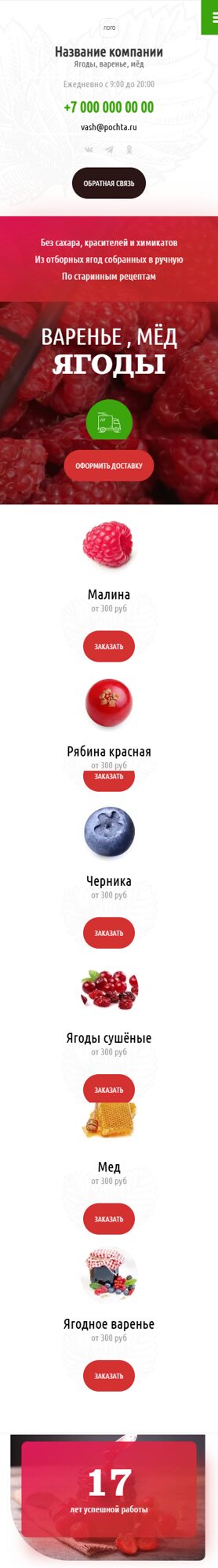 Мобильная версия дизайна № 94422