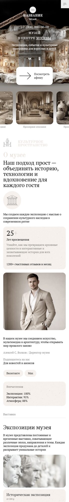 Мобильная версия дизайна № 104886