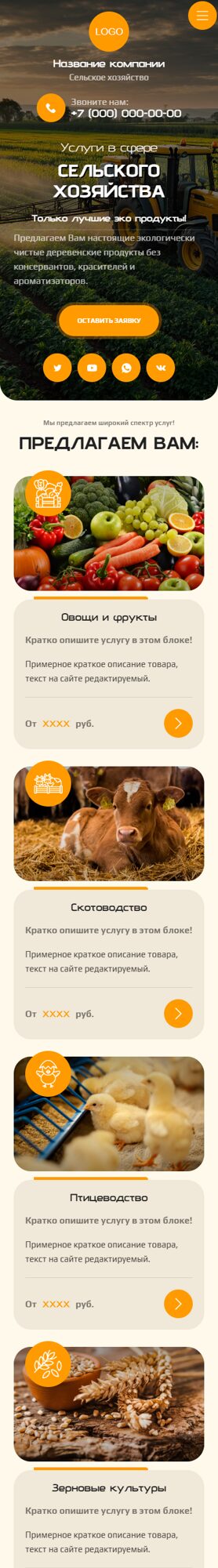 Мобильная версия дизайна № 104992