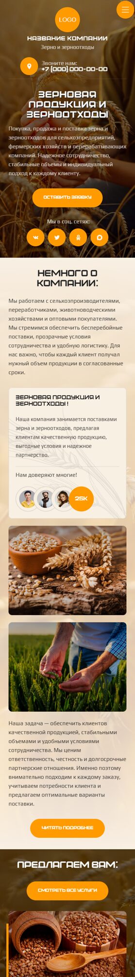 Мобильная версия дизайна № 106297