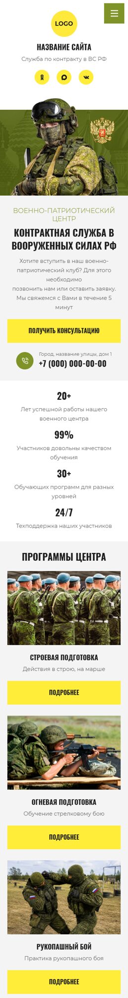 Мобильная версия дизайна № 106472