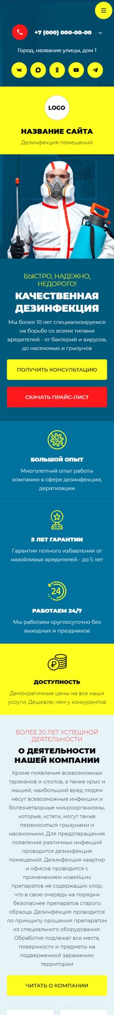 Мобильная версия дизайна № 106526
