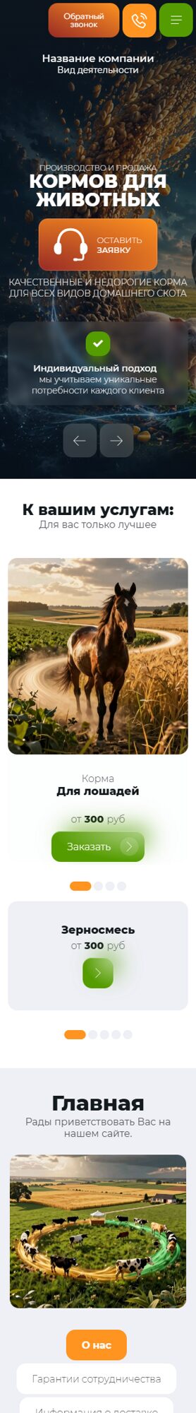Мобильная версия дизайна № 106958