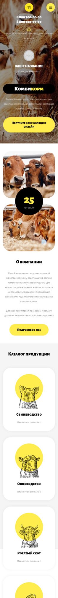 Мобильная версия дизайна № 89668