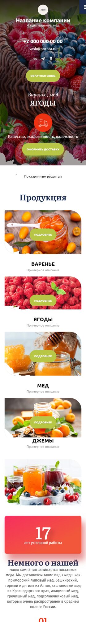 Мобильная версия дизайна № 94552