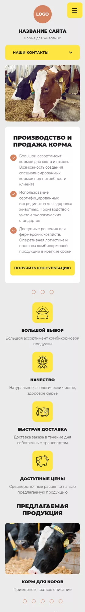 Мобильная версия дизайна № 100852
