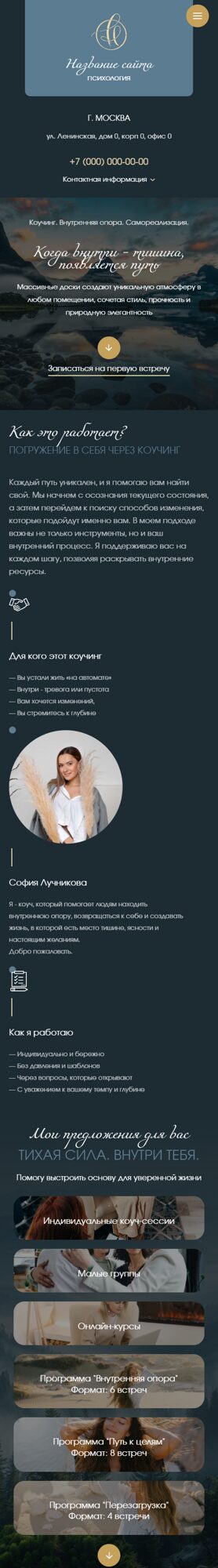 Мобильная версия дизайна № 101007