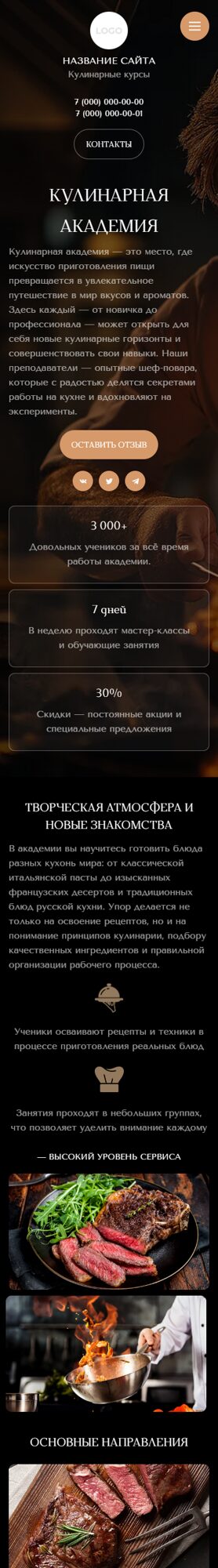 Мобильная версия дизайна № 102312