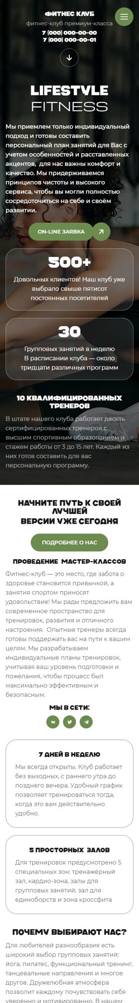 Мобильная версия дизайна № 102424
